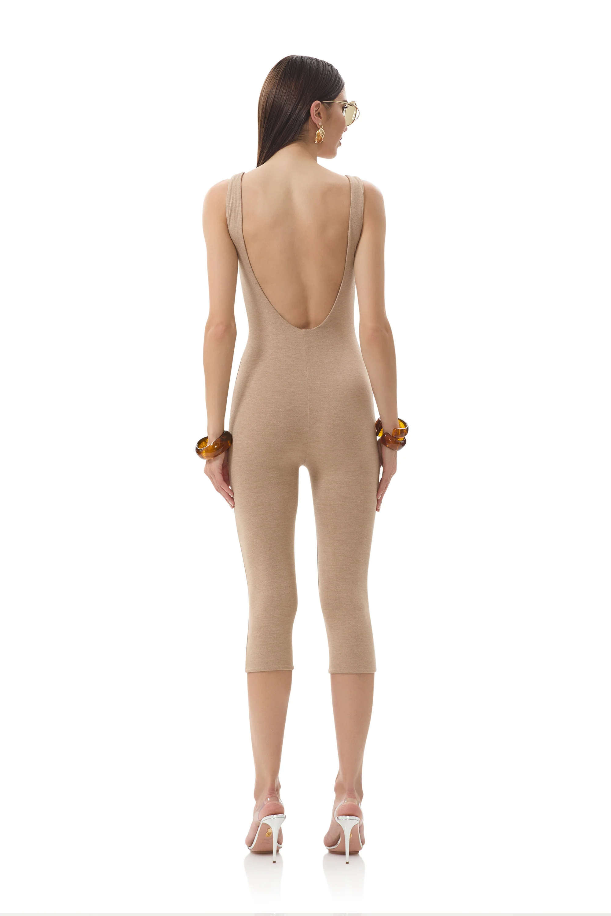 Tahlia Capri Catsuit - Heather Taupe - Image 4