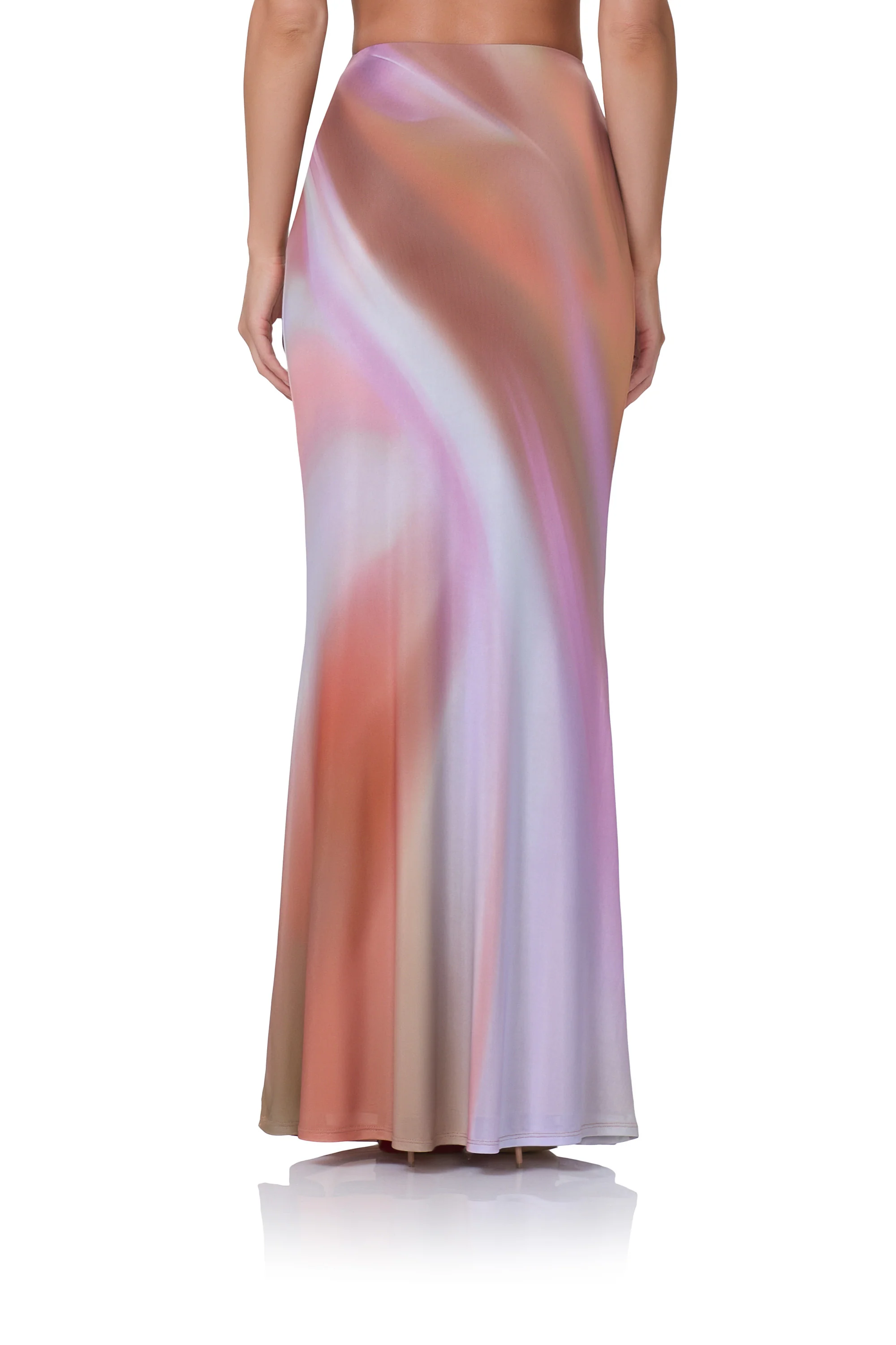 Tegan Maxi Skirt - Lilac Watercolor - Image 5