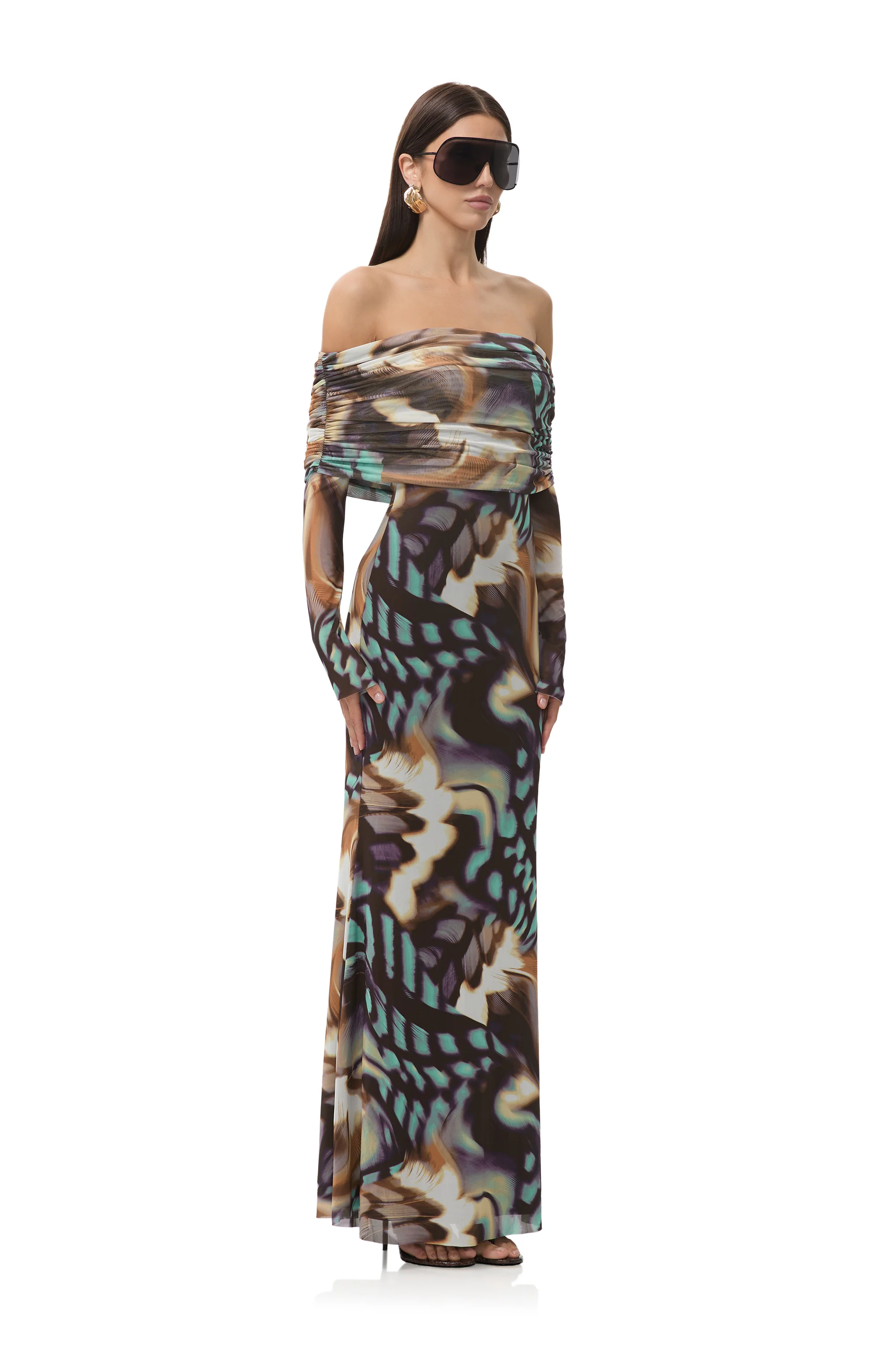 Thelma Dress - Feather Swirl - Image 3