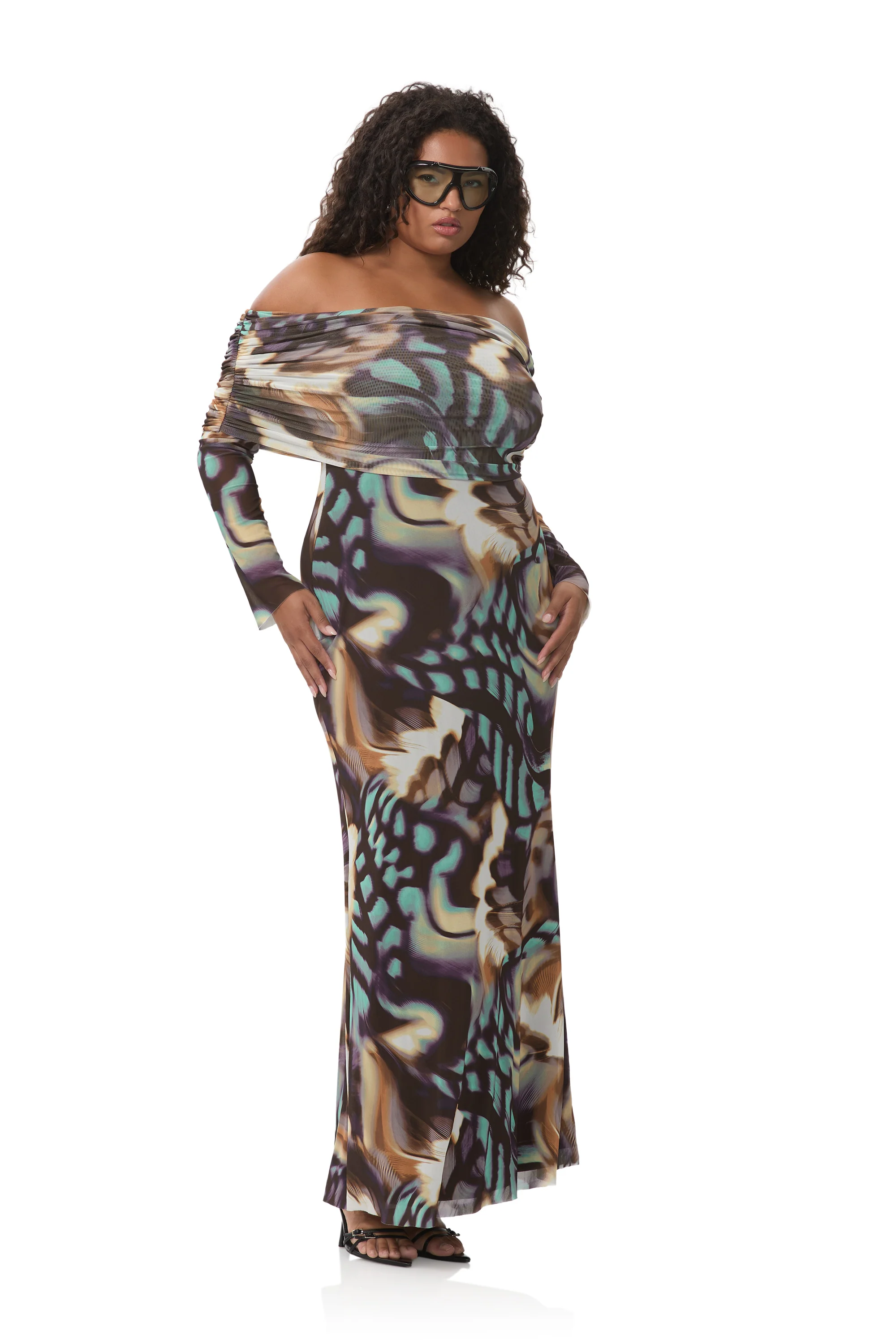 Thelma Dress - Feather Swirl - Image 4