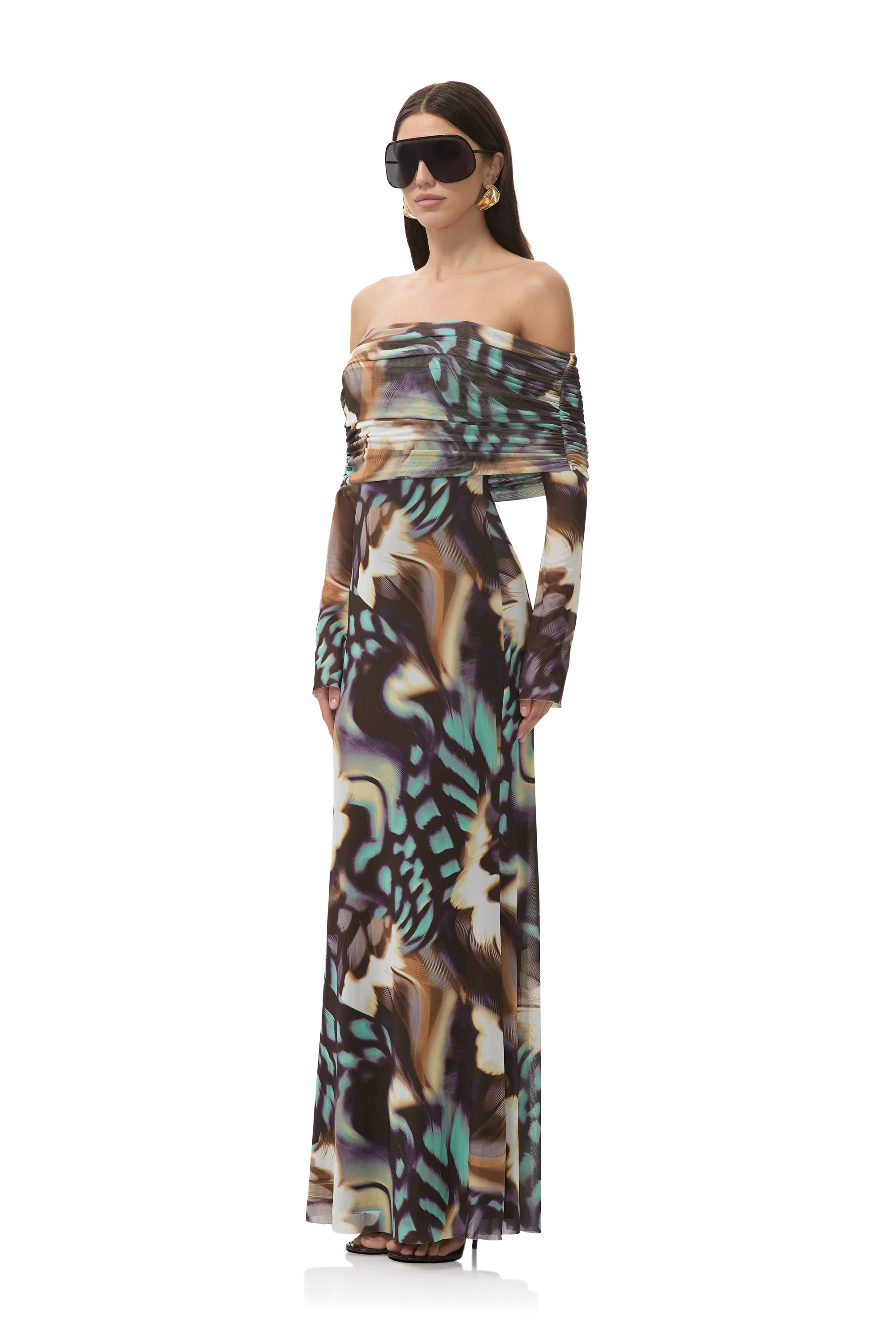 Thelma Dress - Feather Swirl - Image 5