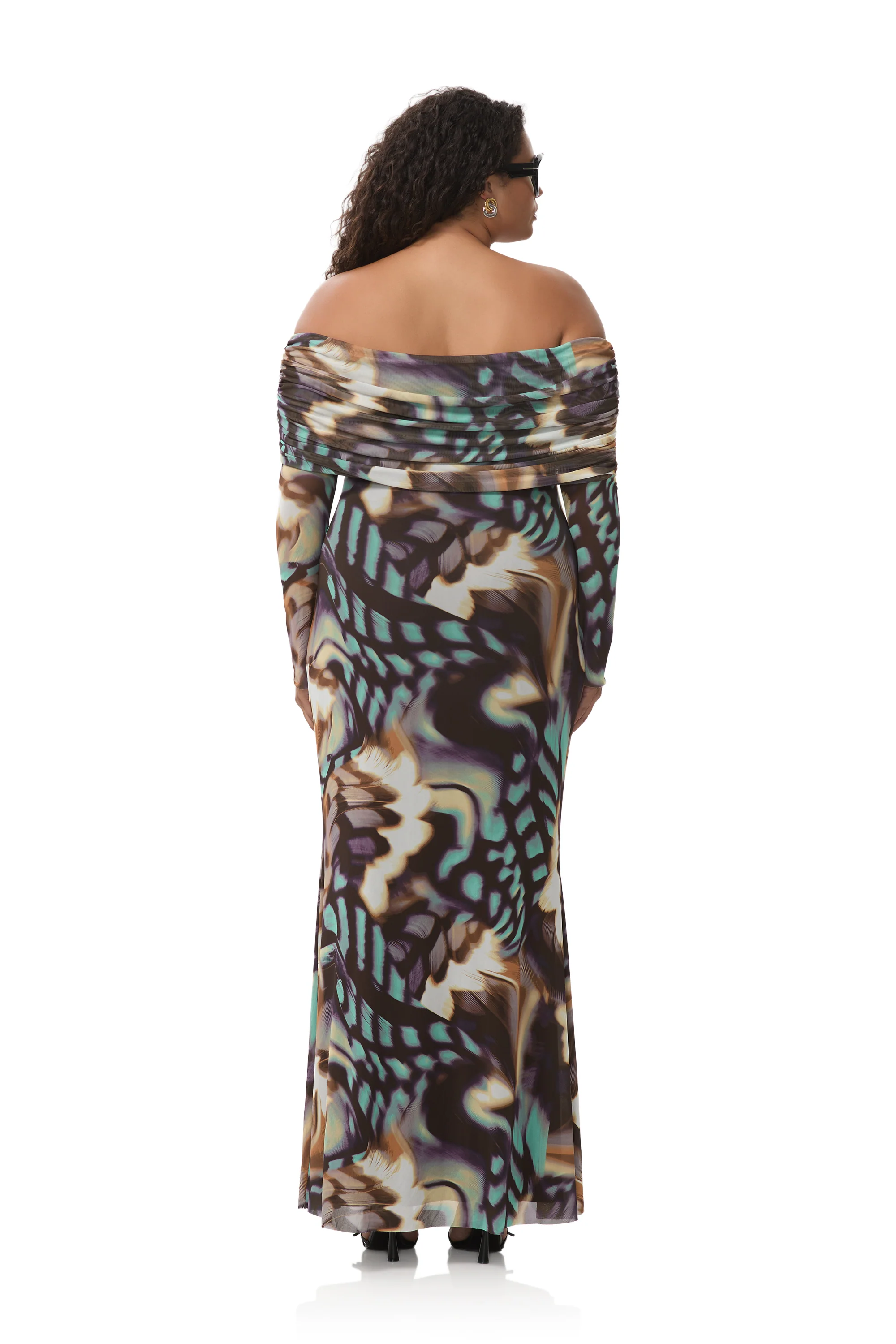 Thelma Dress - Feather Swirl - Image 8