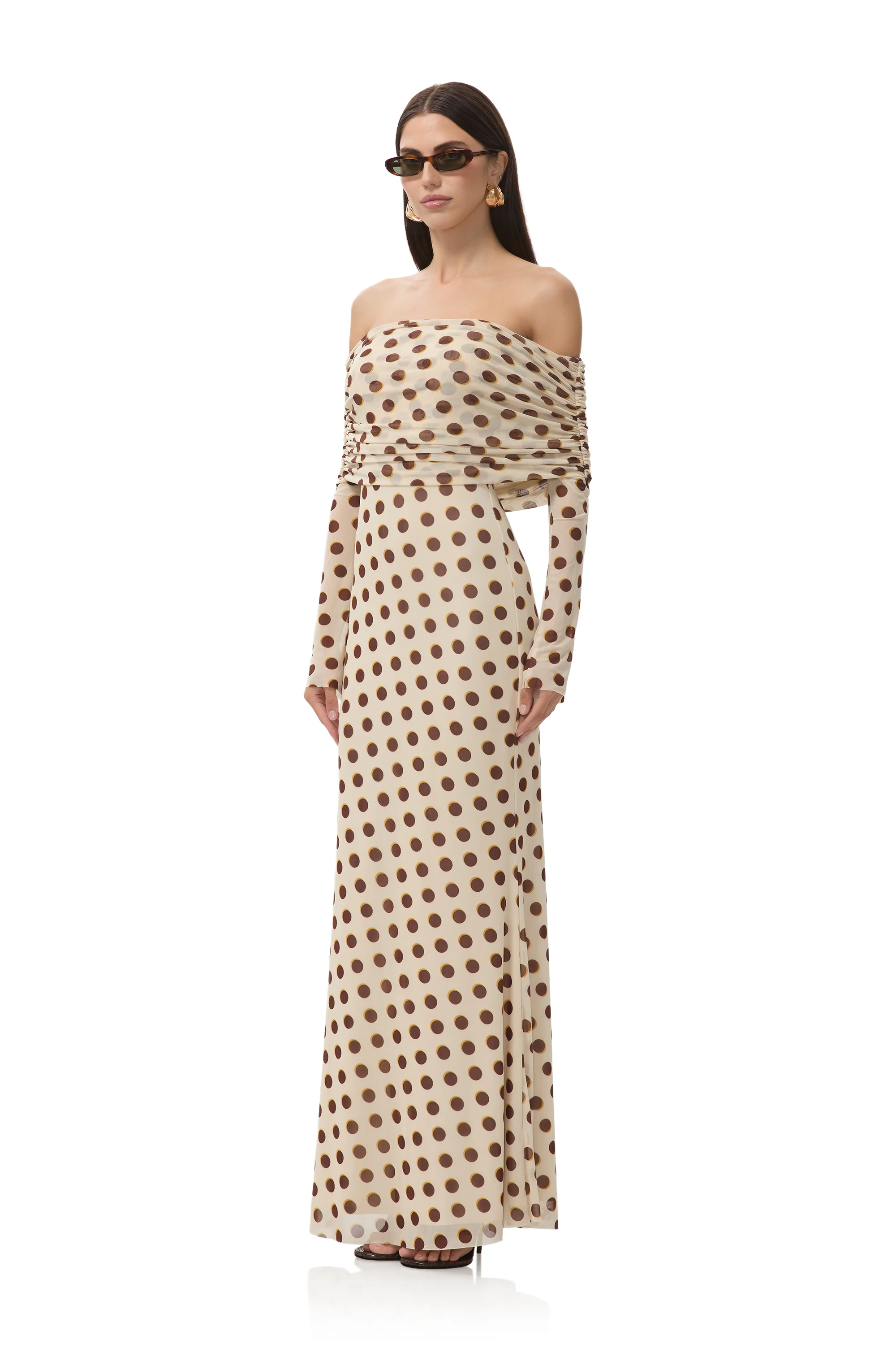 Thelma Dress - Gold Halo Dot - Image 5