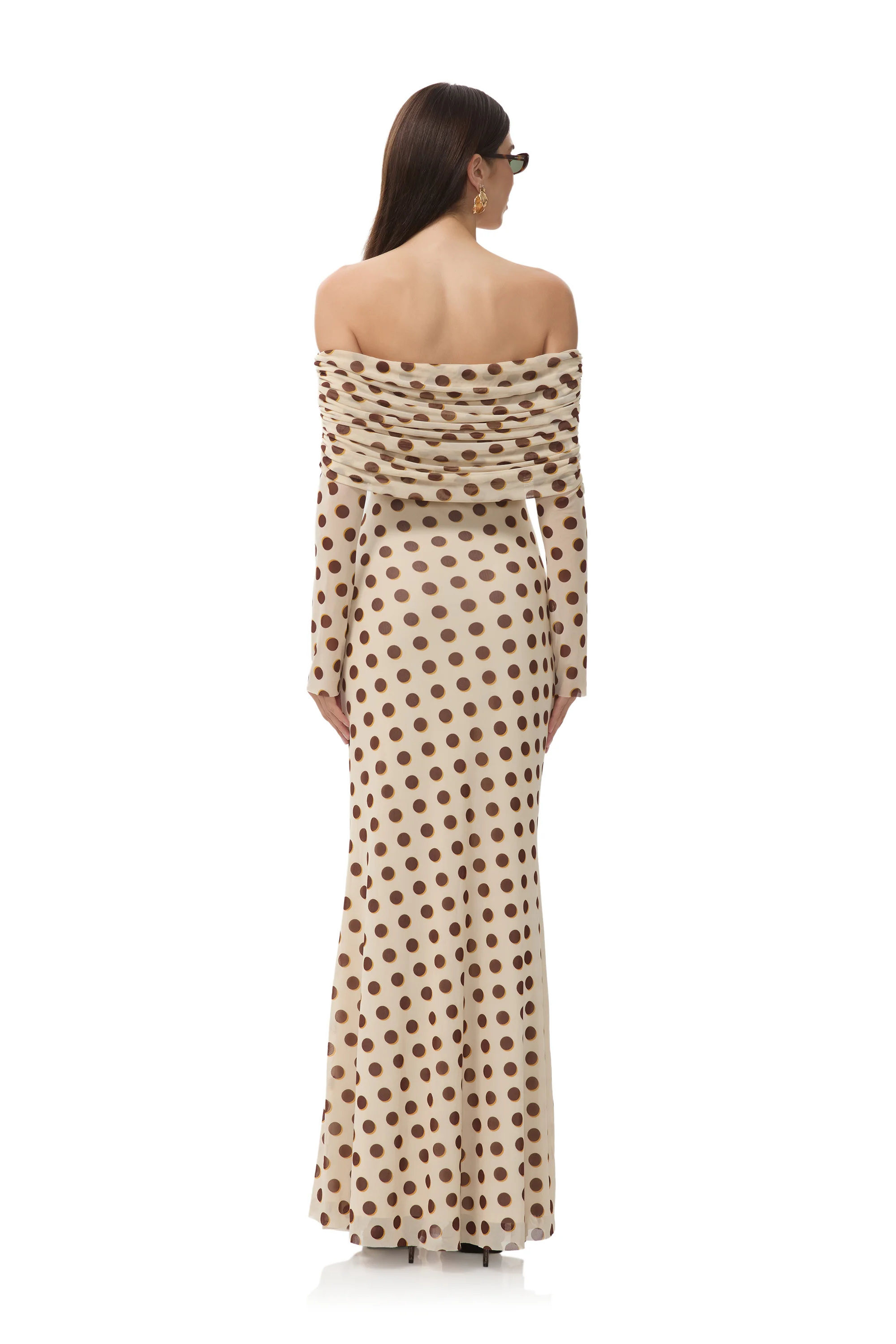 Thelma Dress - Gold Halo Dot - Image 7