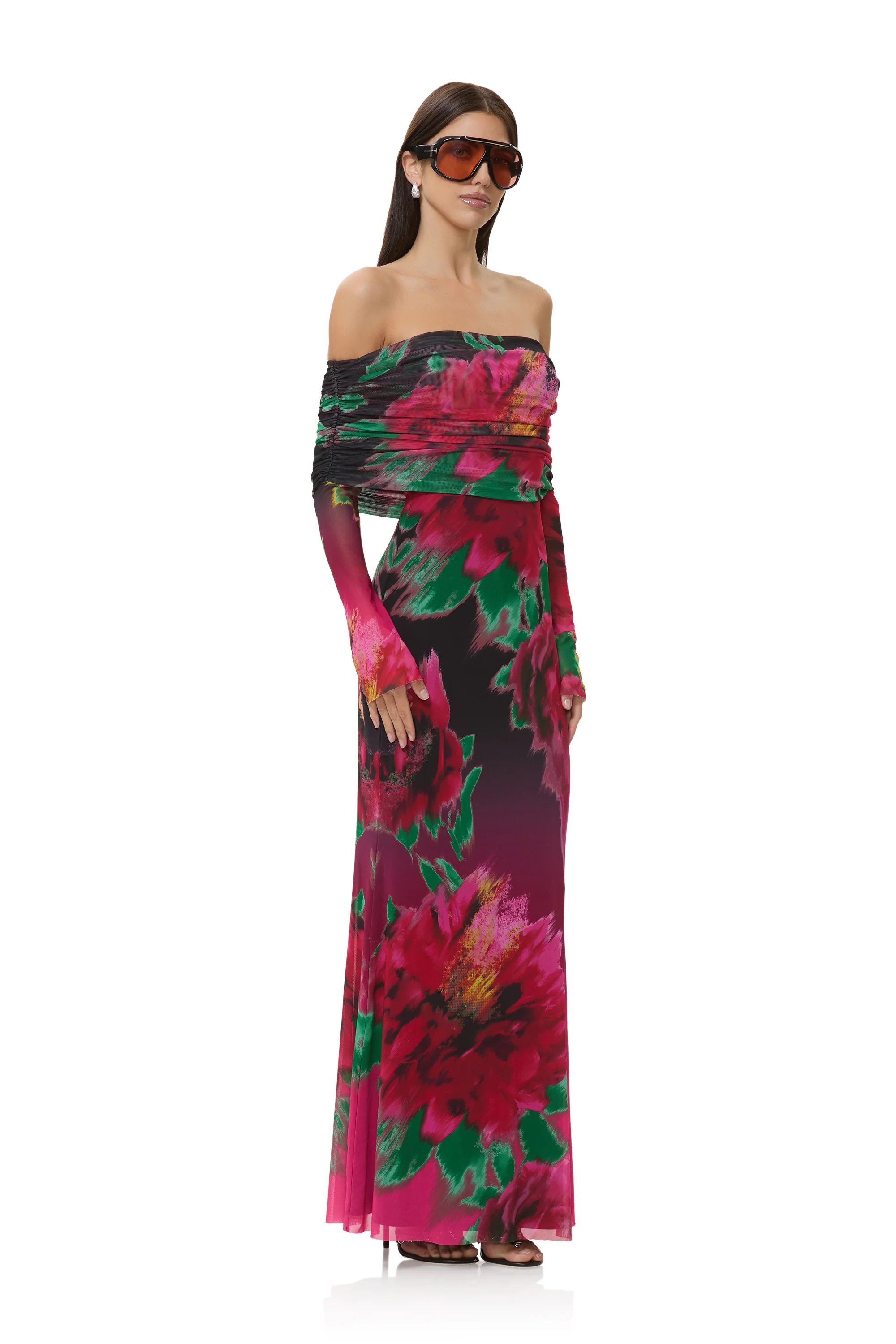 Thelma Dress - Pink Blur Blossom - Image 3