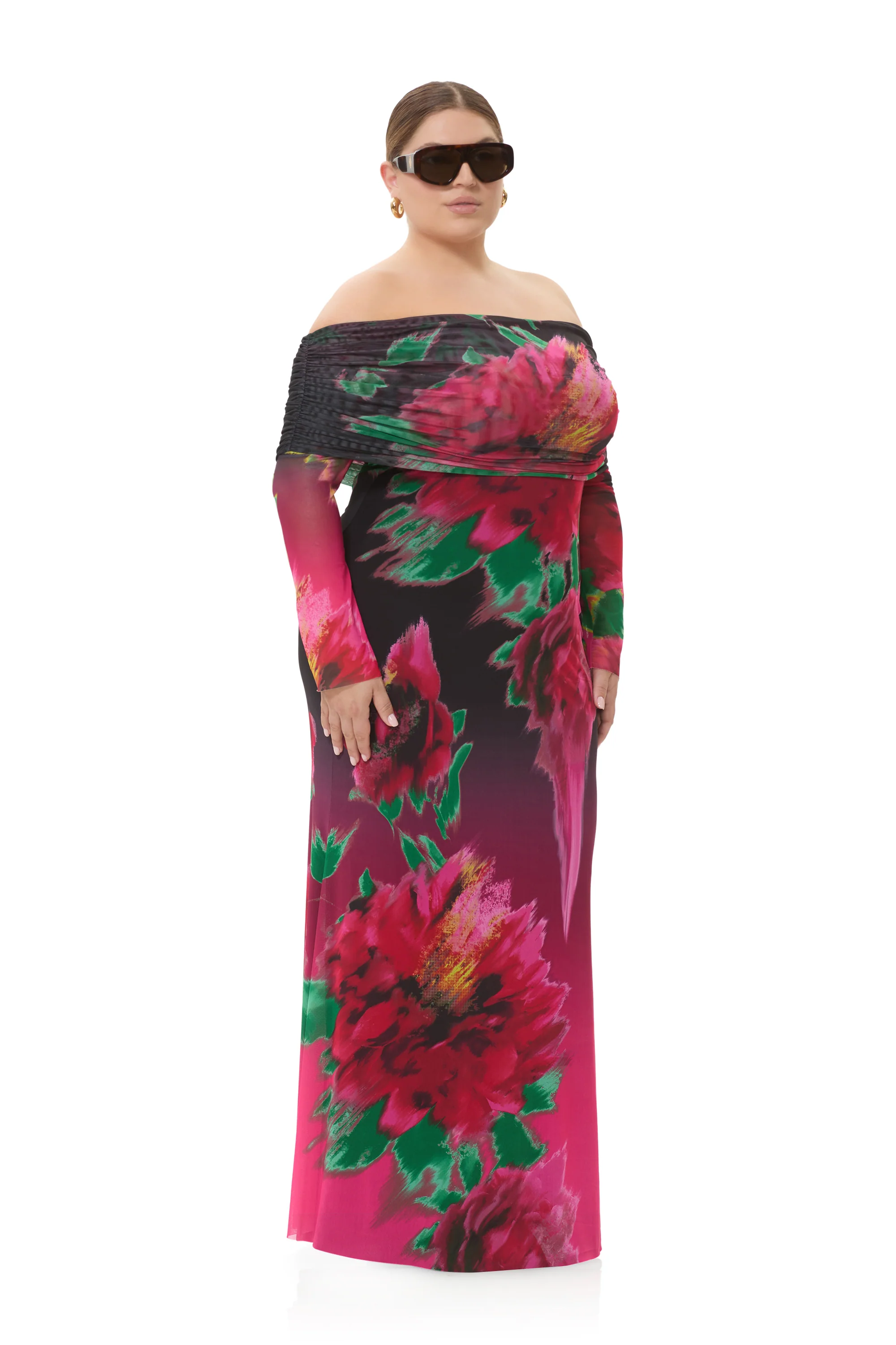 Thelma Dress - Pink Blur Blossom - Image 4